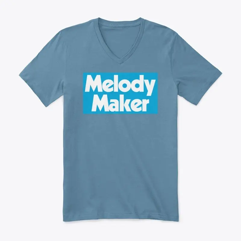 1970's Melody Maker Shirt - Blue Logo