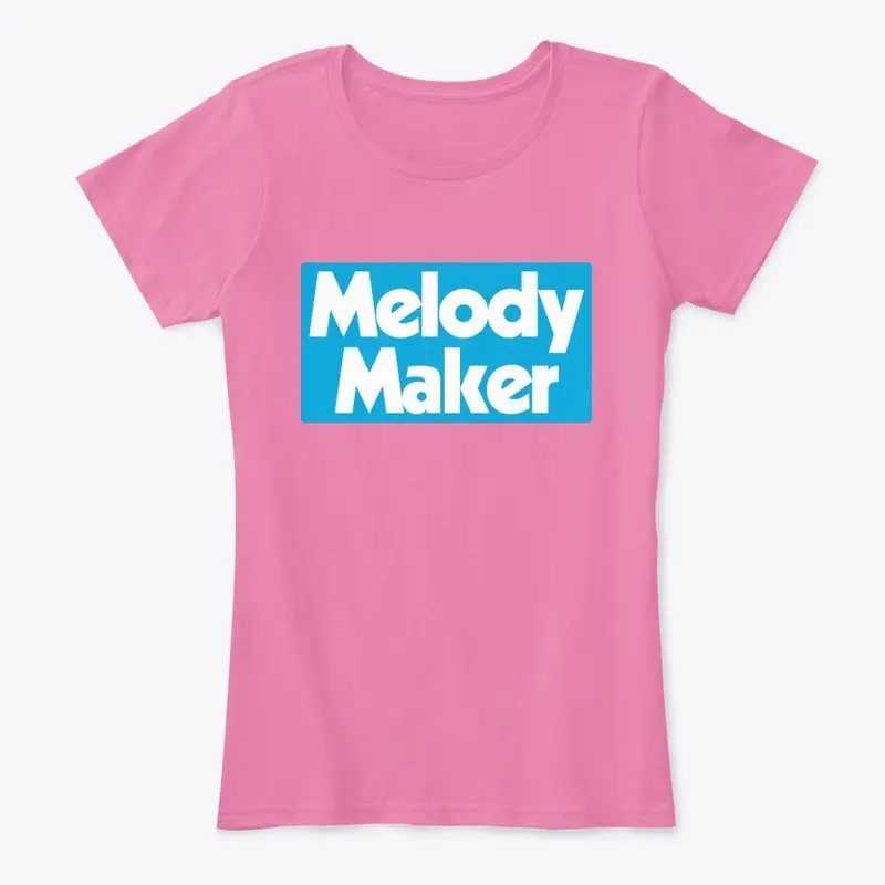 1970's Melody Maker Shirt - Blue Logo